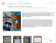 Tablet Screenshot of couturebeachinvitations.com